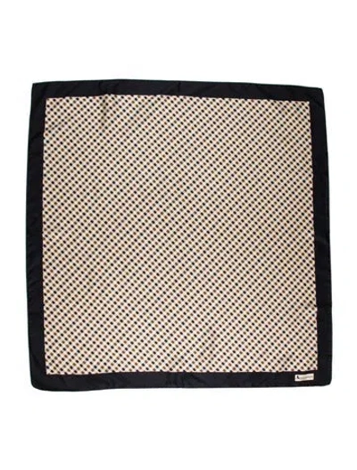 Pre-owned Aquascutum Silk Striped Scarf