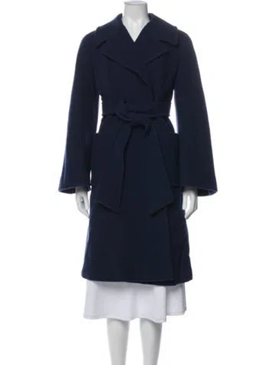 Pre-owned Aquascutum Trench Coat In Blue