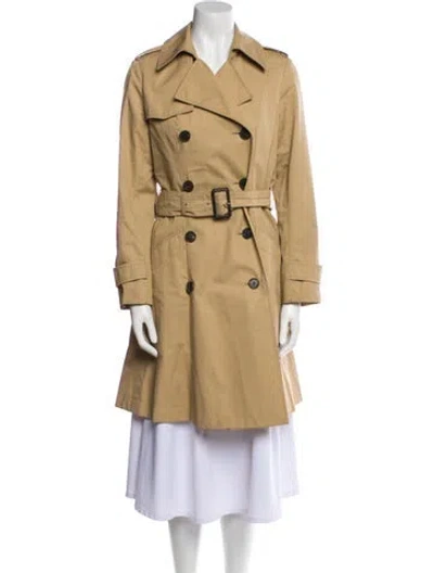 Pre-owned Aquascutum Trench Coat In Brown