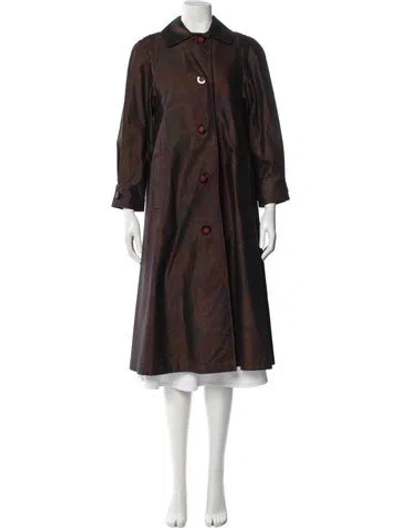 Pre-owned Aquascutum Trench Coat In Brown