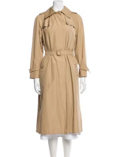 Pre-owned Aquascutum Trench Coat In Brown
