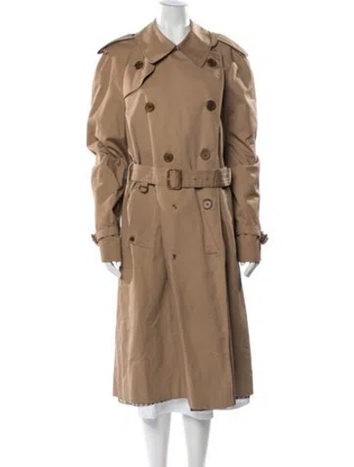 Pre-owned Aquascutum Trench Coat In Brown