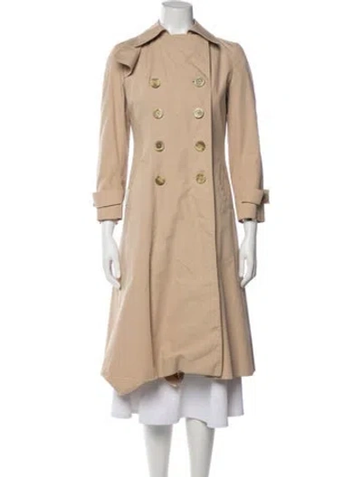 Pre-owned Aquascutum Trench Coat In Brown