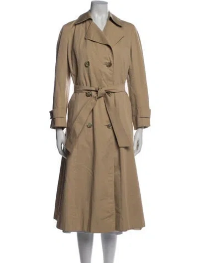 Pre-owned Aquascutum Trench Coat In Brown