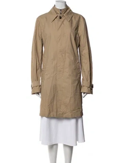 Pre-owned Aquascutum Trench Coat In Brown