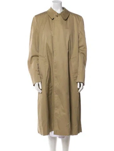 Pre-owned Aquascutum Trench Coat In Neutral