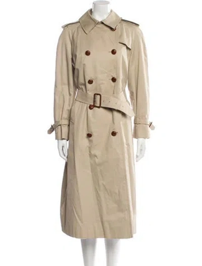 Pre-owned Aquascutum Trench Coat In Neutral