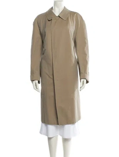 Pre-owned Aquascutum Trench Coat In Neutral