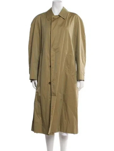 Pre-owned Aquascutum Trench Coat In Neutral
