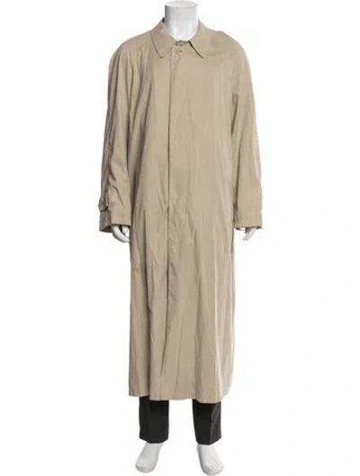 Pre-owned Aquascutum Trench Coat In Neutral