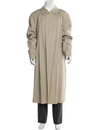 Pre-owned Aquascutum Trench Coat In Neutral