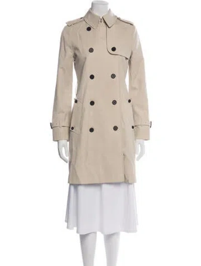 Pre-owned Aquascutum Trench Coat In Neutrals