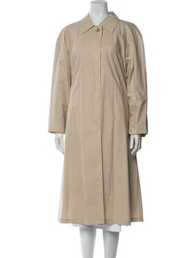 Pre-owned Aquascutum Trench Coat In Neutrals