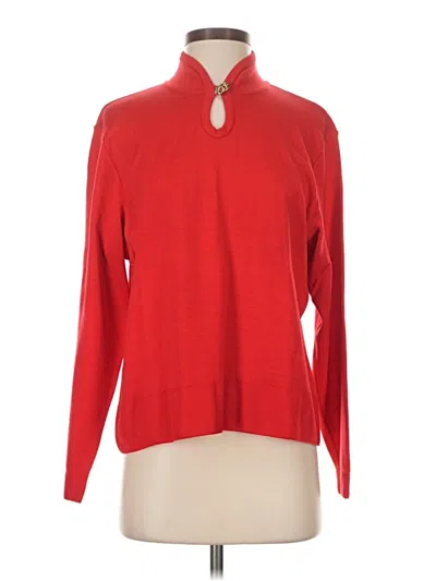 Pre-owned Aquascutum Turtleneck Sweater In Red