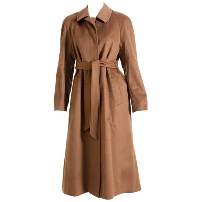 Pre-owned Aquascutum Women's Coat 1990s Brown-colored