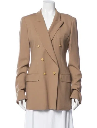 Pre-owned Aquascutum Wool Blazer In Neutral
