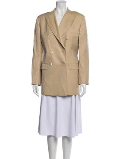 Pre-owned Aquascutum Wool Blazer In Neutral