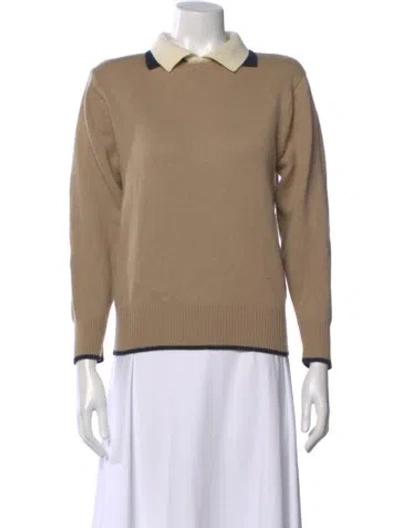 Pre-owned Aquascutum Wool Sweater In Neutral