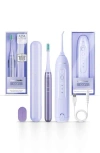 Aquasonic Icon Power Toothbrush & Water Flosser Set In Lilac