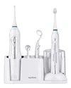 Aquasonic Rechargeable Toothbrush & Water Flosser In White