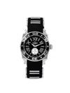 Aquaswiss Men's 44mm Stainless Steel & Silicone Strap Watch In Black