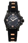 Aquaswiss Vessel M Watch, 34mm X 39mm In Black