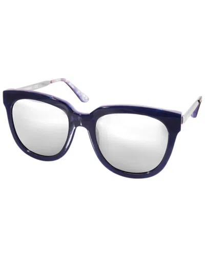 Aquaswiss Women's Piper 55mm Polarized Sunglasses In Blue