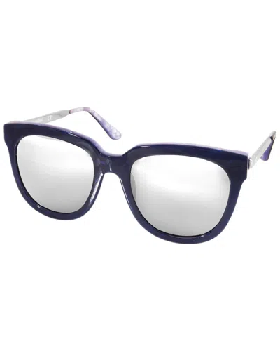Aquaswiss Women's Piper 55mm Polarized Sunglasses In Blue