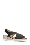 Aquatalia Adelina Napa Crisscross Slingback Espadrilles In Black