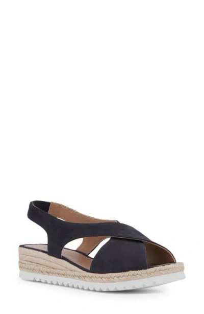 Aquatalia Adelina Crisscross Slingback Sandal In Black
