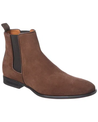 Aquatalia Adrian Weatherproof Suede Boot In Brown