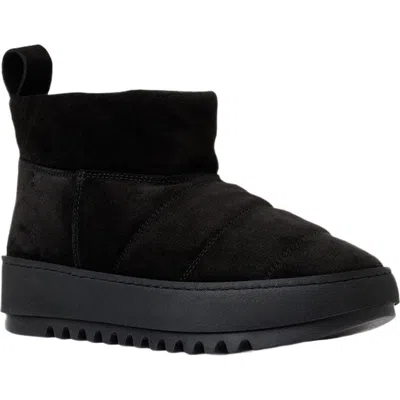 Aquatalia Alcee Mini Platform Waterproof Bootie In Black