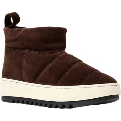 Aquatalia Alcee Mini Platform Waterproof Bootie In Brown