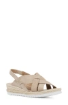 Aquatalia Amaya Water Repellent Slingback Espadrille Wedge Sandal