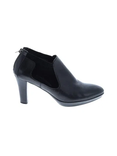 Pre-owned Aquatalia Ankle Boots In Black