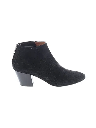 Pre-owned Aquatalia Ankle Boots In Black