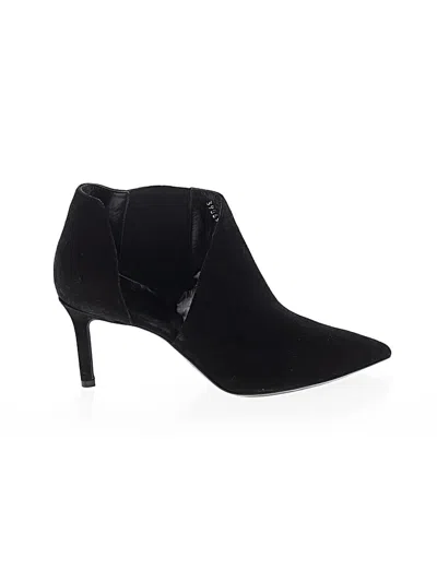 Pre-owned Aquatalia Ankle Boots In Black