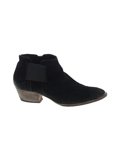 Pre-owned Aquatalia Ankle Boots In Black