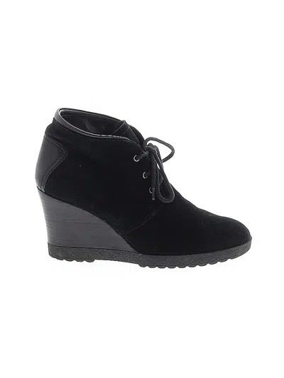 Pre-owned Aquatalia Ankle Boots In Black