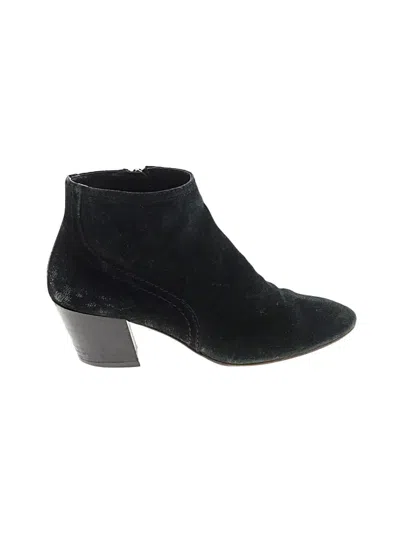Pre-owned Aquatalia Ankle Boots In Black