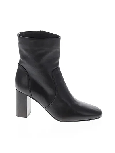 Pre-owned Aquatalia Ankle Boots In Black