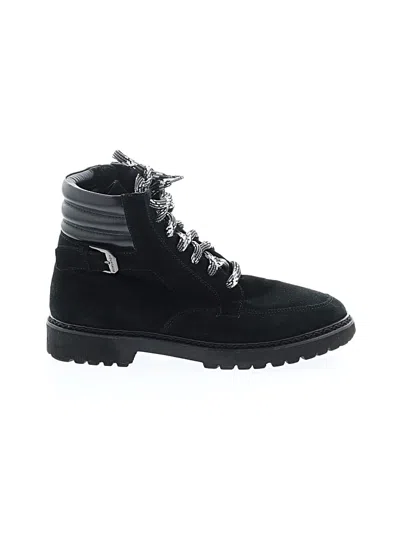 Pre-owned Aquatalia Ankle Boots In Black