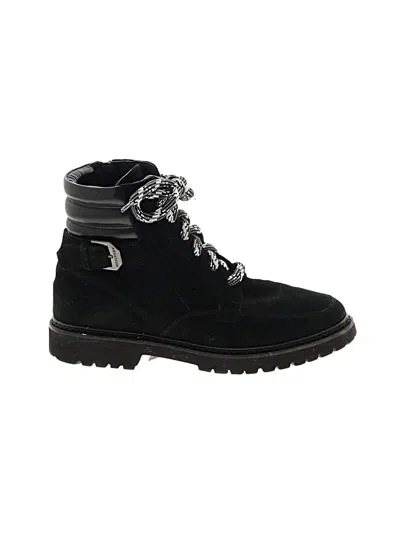 Pre-owned Aquatalia Ankle Boots In Black