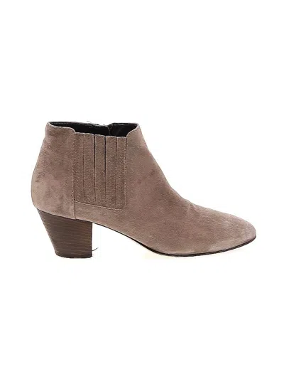 Pre-owned Aquatalia Ankle Boots In Brown