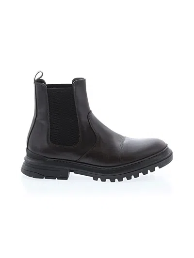 Pre-owned Aquatalia Ankle Boots In Brown