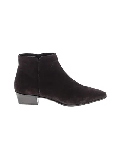 Pre-owned Aquatalia Ankle Boots In Brown