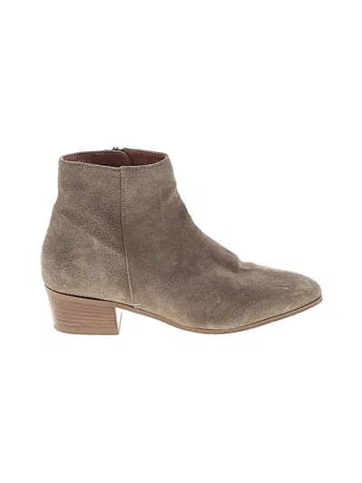 Pre-owned Aquatalia Ankle Boots In Brown