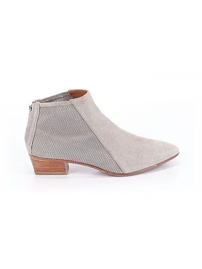 Pre-owned Aquatalia Ankle Boots In Gray