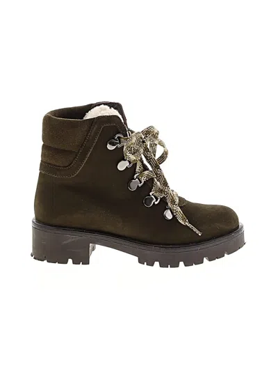 Pre-owned Aquatalia Ankle Boots In Green