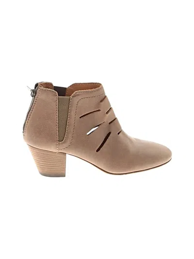 Pre-owned Aquatalia Ankle Boots In Tan